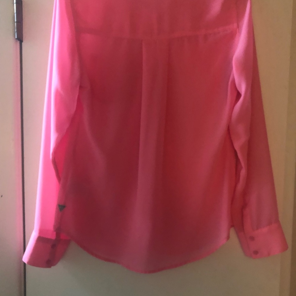 Sheer button down